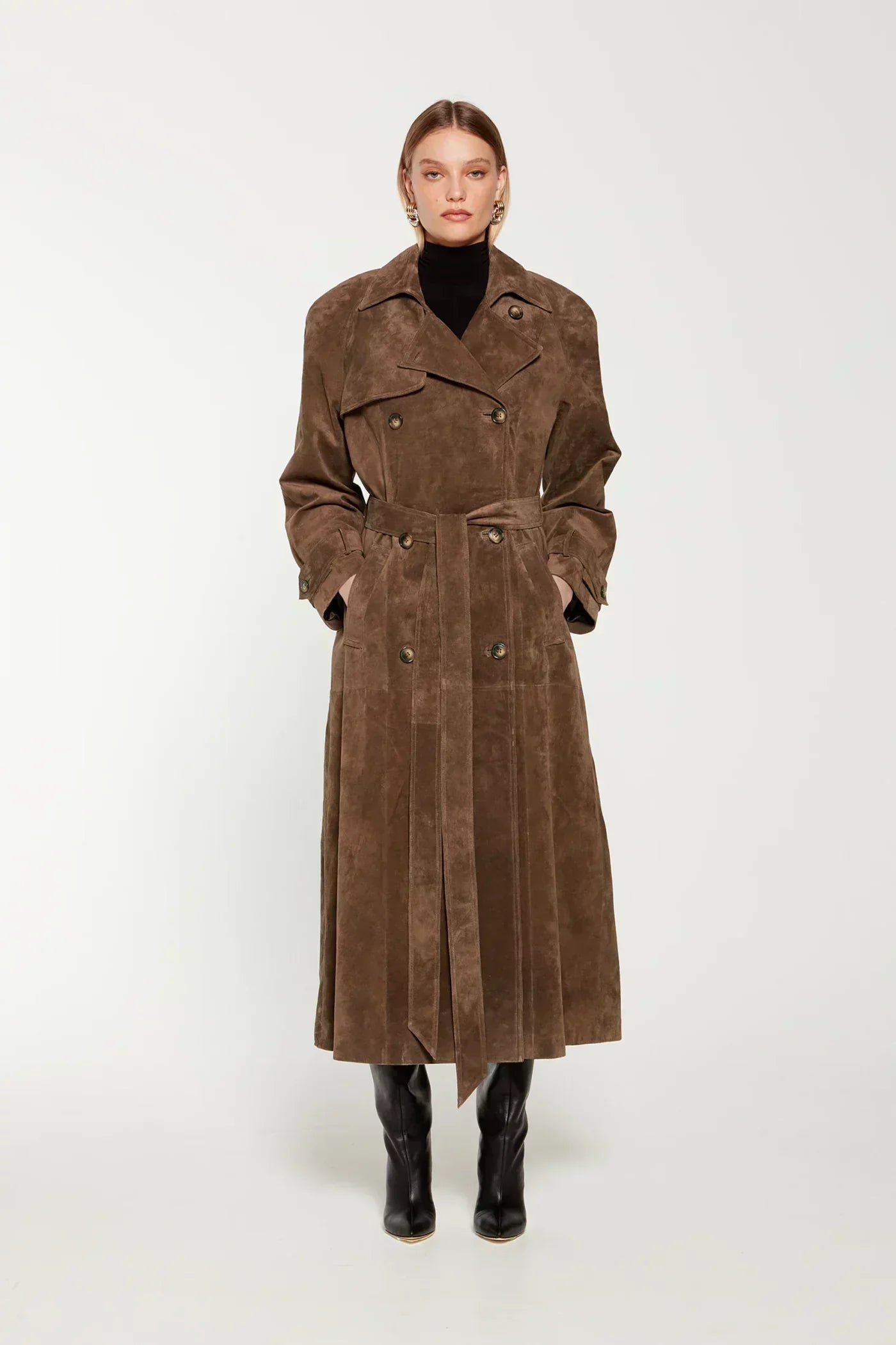 Atelier Fes | Suède Trenchcoat