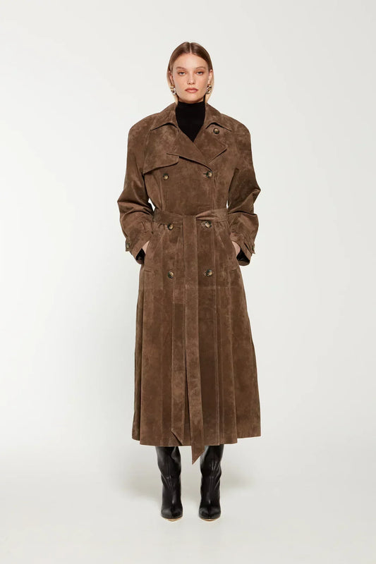 Atelier Fes | Suède Trenchcoat