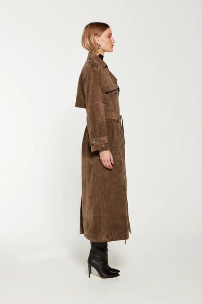 Atelier Fes | Suède Trenchcoat