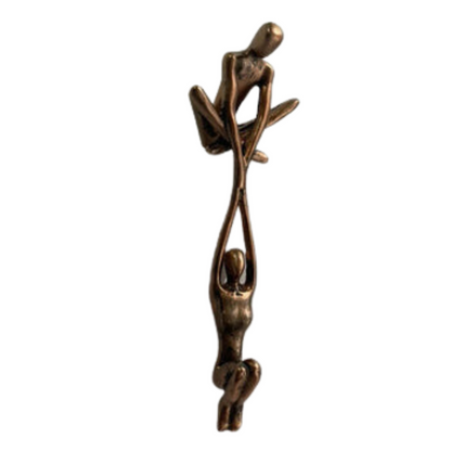 Ewige Liebe Und Kraft Skulptur – Symbolisiert Harmonie Und Vertrauen 4