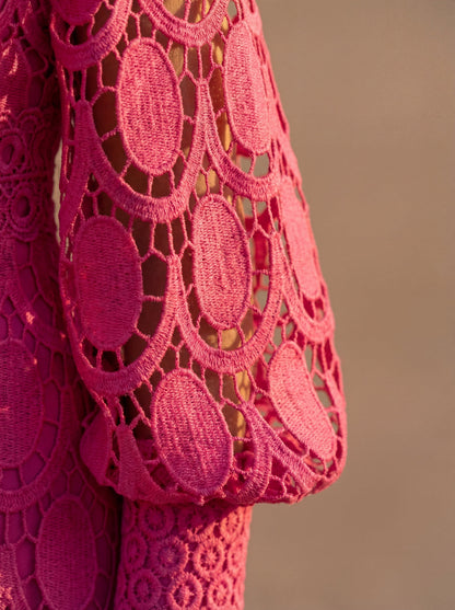 Velmora™ – Lace Elegance Dress