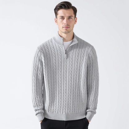 Chaplin Cable Knit Half-Zip