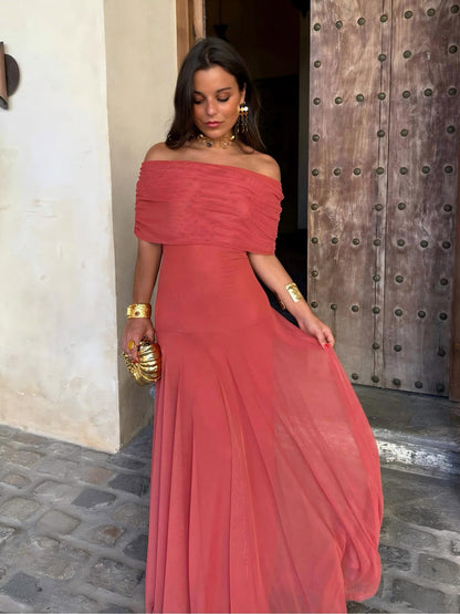 Jennifer | Vestido Maxi Elegante Mesh