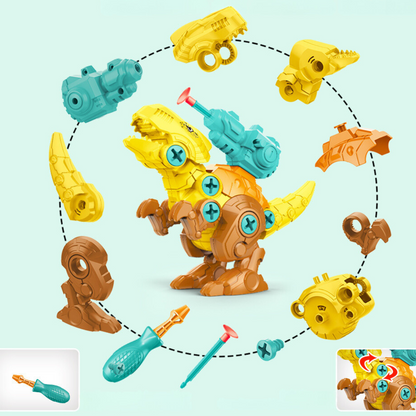 DinoBuild – Dinosaur Bouwset met Schroevendraaier
