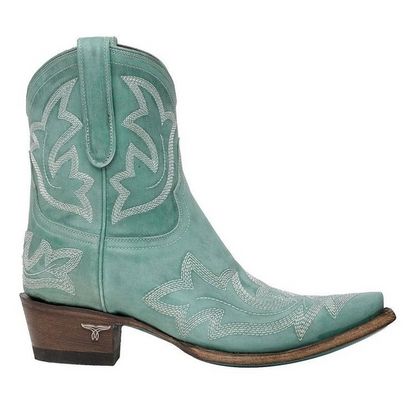 Tkane skórzane kowbojkowe buty - edycja jesienna Dakota
