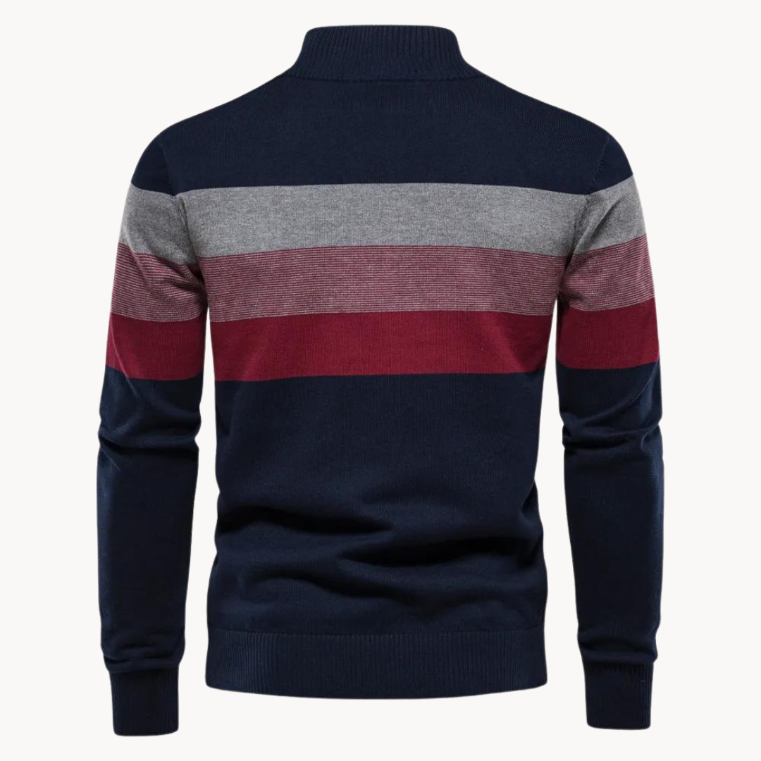 Duval Paris™ | Pull à fermeture éclair quart de longueur Burk