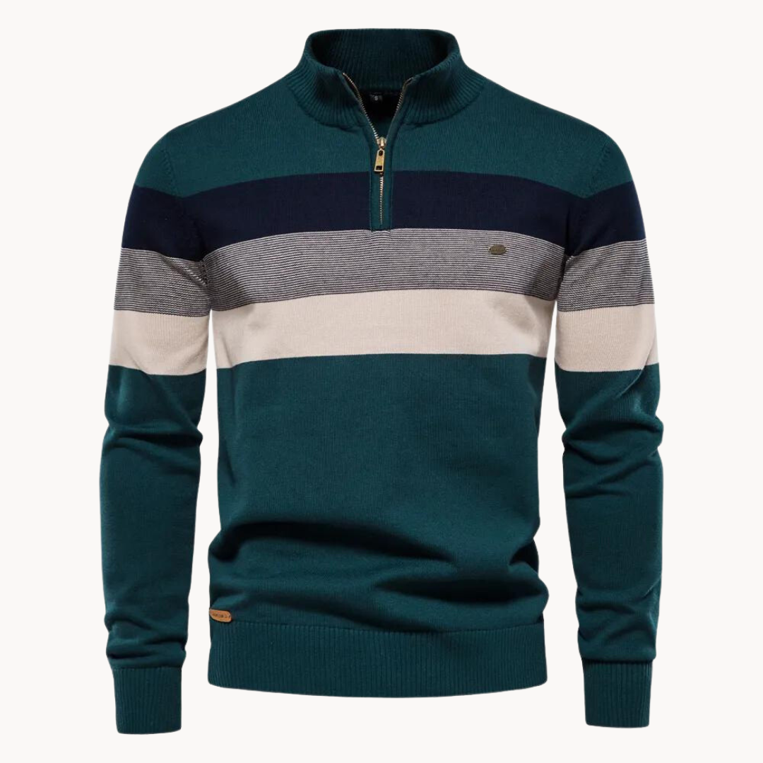 Duval Paris™ | Pull à fermeture éclair quart de longueur Burk