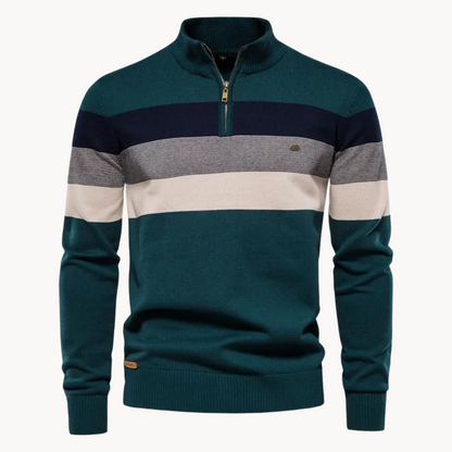 Duval Paris™ | Pull à fermeture éclair quart de longueur Burk