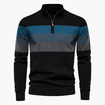 Duval Paris™ | Pull à fermeture éclair quart de longueur Burk