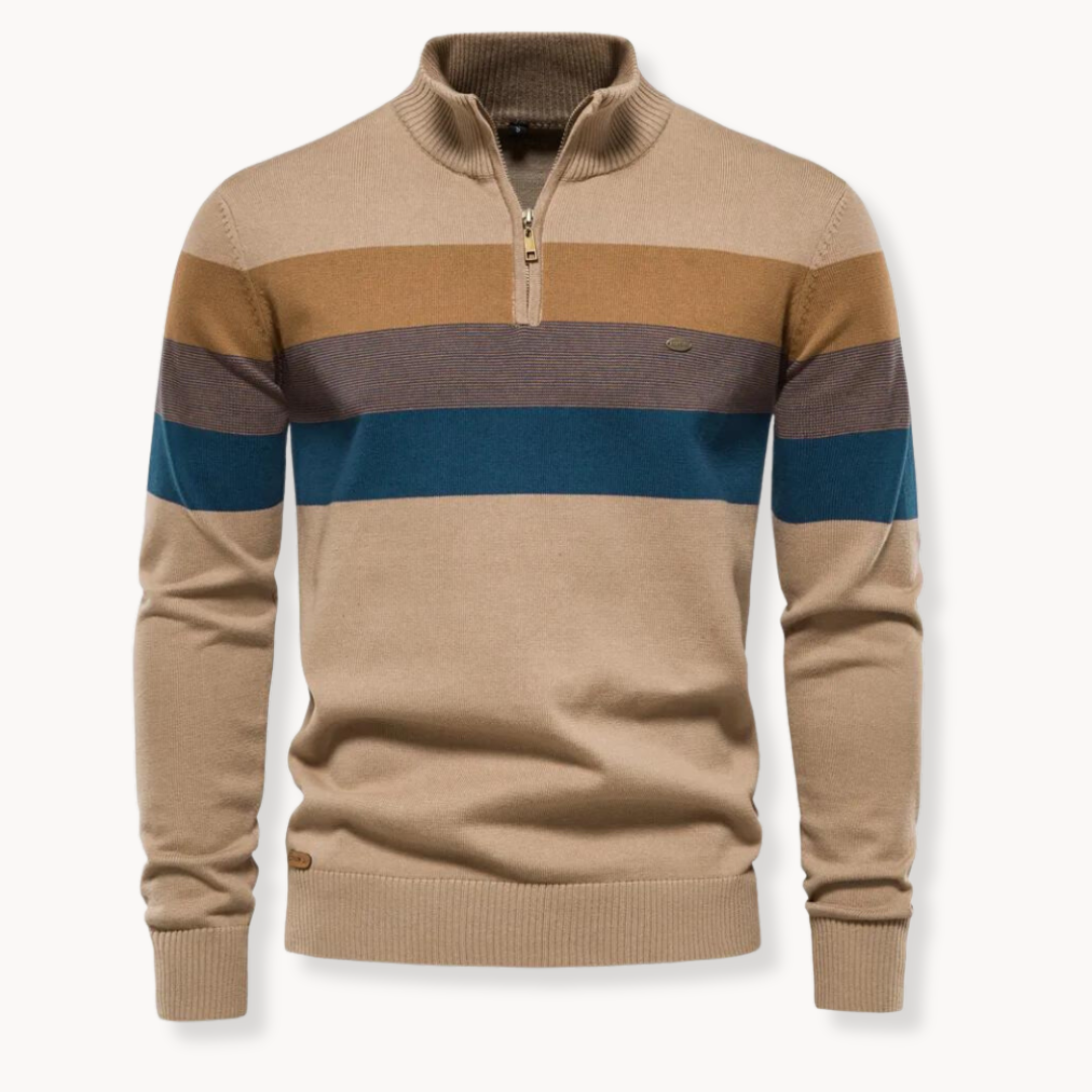 Duval Paris™ | Pull à fermeture éclair quart de longueur Burk