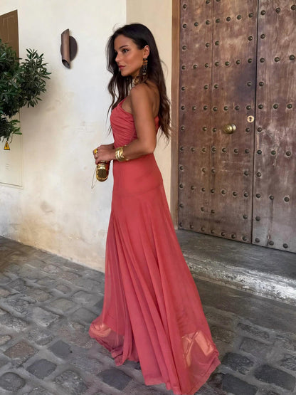 Jennifer | Vestido Maxi Elegante Mesh