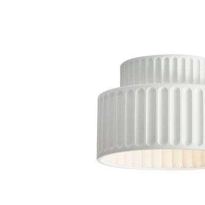Nordycka Lampa Sufitowa z Ceramiki w Kremowym Kolorze