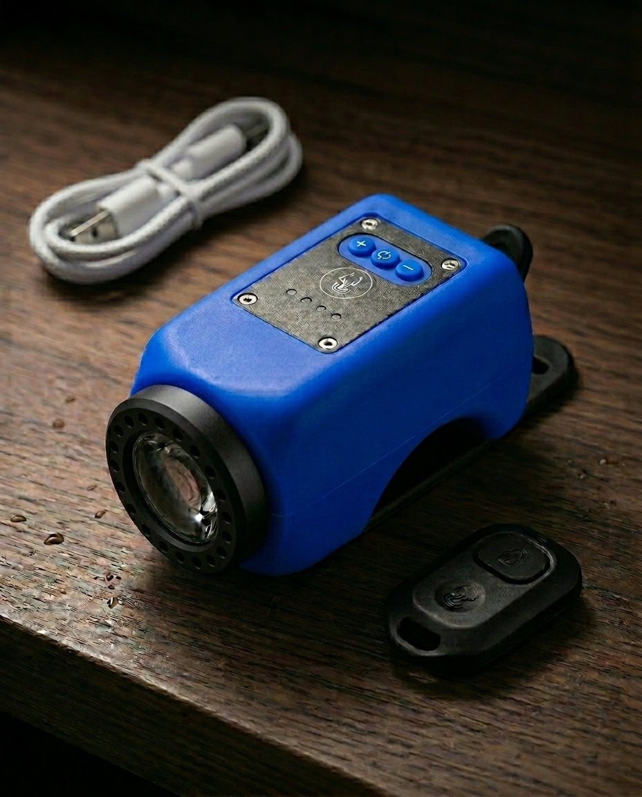 StreetGuard Cycle Beacon | 110dB Horn & COB Headlight in One