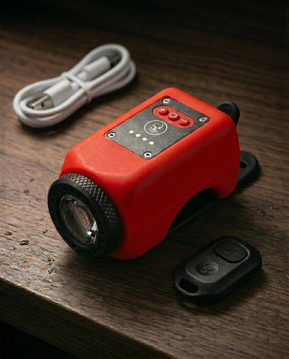 StreetGuard Cycle Beacon | 110 dB-horn og COB-forlygte i én