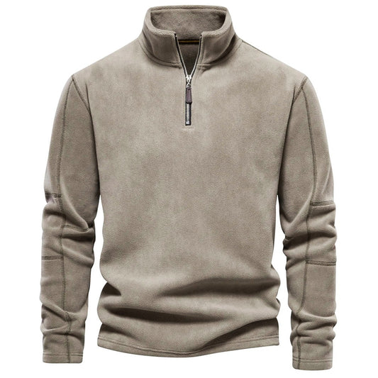 Herren Freizeit Pullover | Viertel Reißverschluss