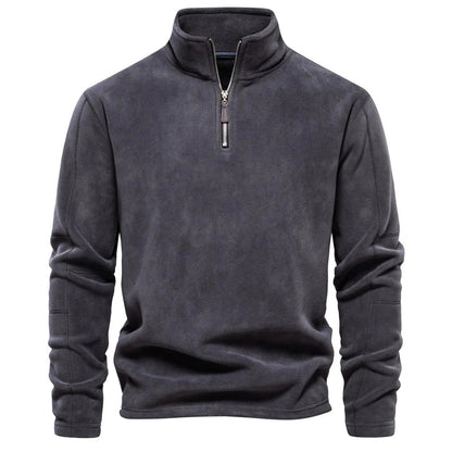 Herren Freizeit Pullover | Viertel Reißverschluss