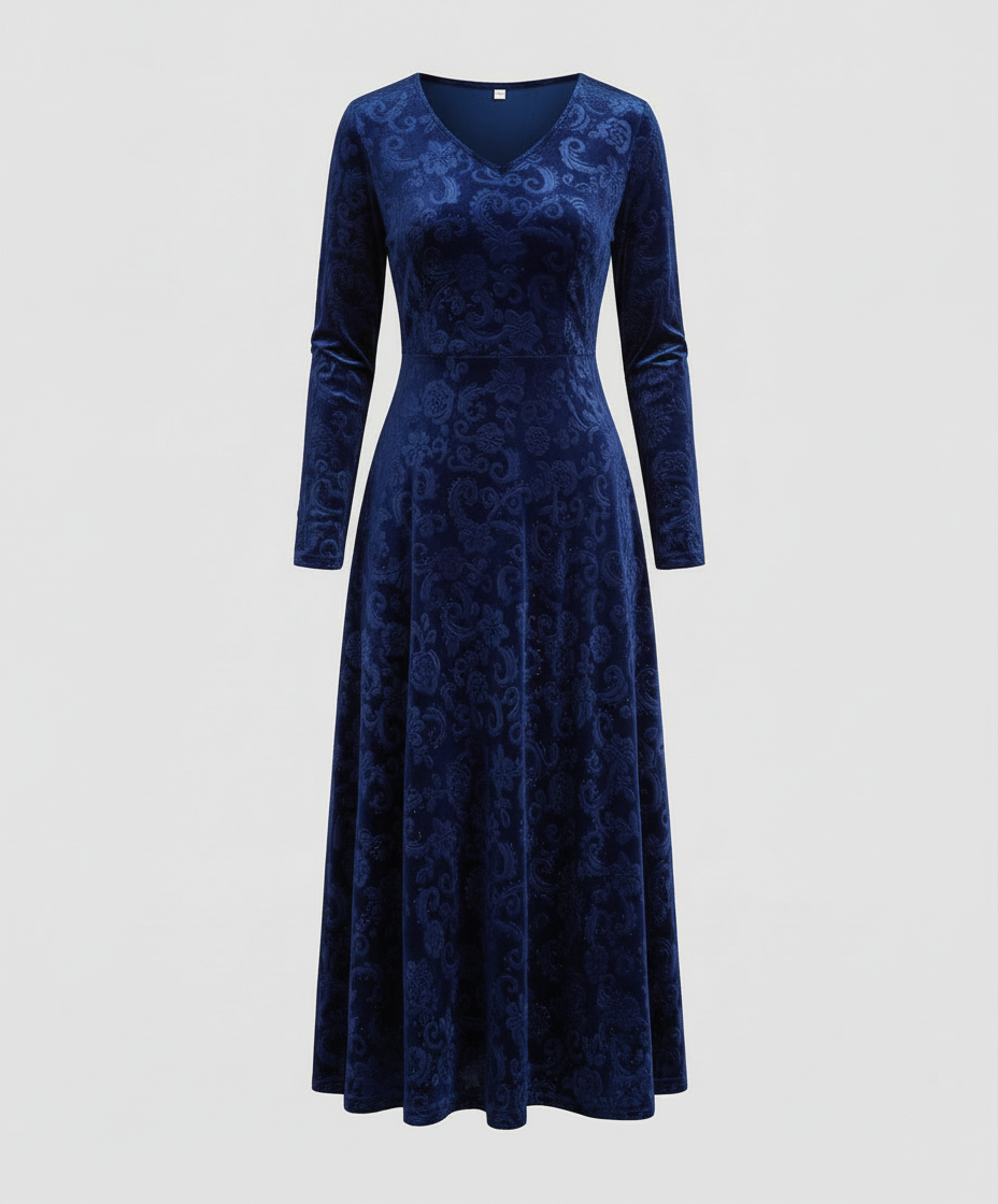 Robe évasée flatteuse pour la silhouette