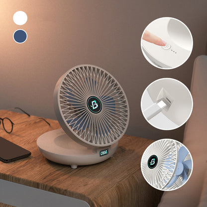 SmartFan – Kompakt 5-blads bordventilator med justerbare hastigheder