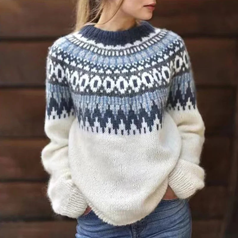 Weihnachtspulli Damen | Gestrickt