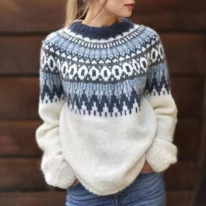 Weihnachtspulli Damen | Gestrickt