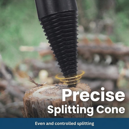 SwiftLog Firewood Drill Bit Set - Effortless Wood Splitting