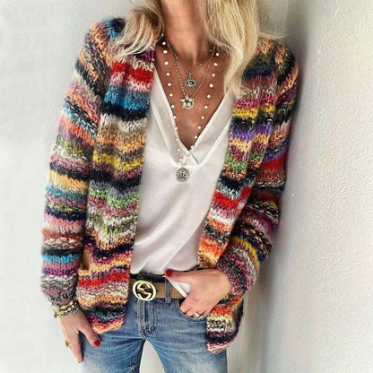 Serena – Multicolor Damen Cardigan Modern