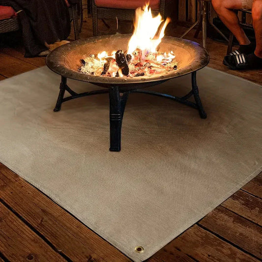 Feuerfeste Matte – Schutz für BBQ & Feuerstelle