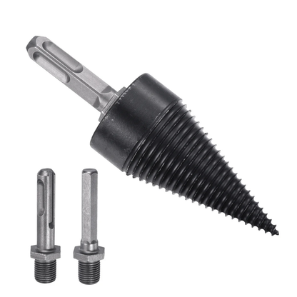 SwiftLog Firewood Drill Bit Set - Effortless Wood Splitting