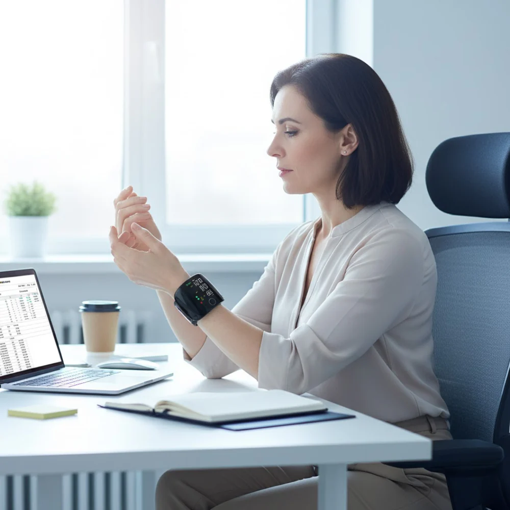 SmartPulse LED Wrist Blood Pressure Tracker