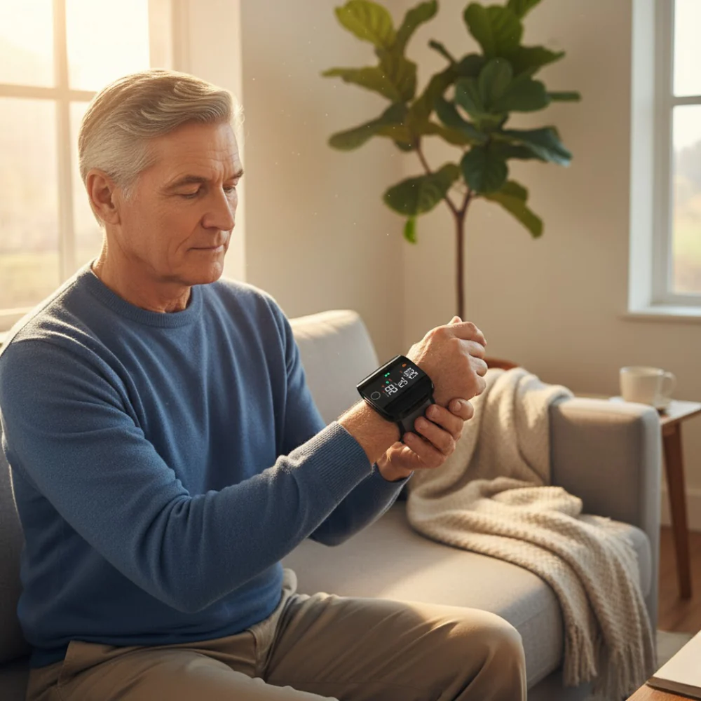 SmartPulse LED Wrist Blood Pressure Tracker
