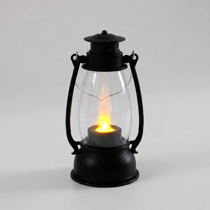FlameGlow - Retro Style Lantern- Bedside Lighting