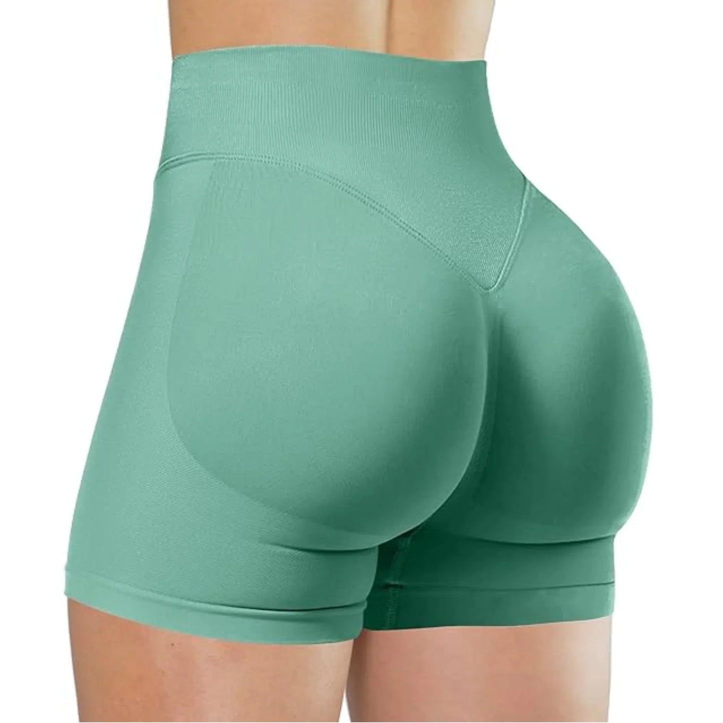 Flexara - High-Waisted Seamless Fitness Shorts 