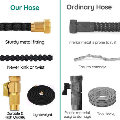 Expandable Garden Hose -- Kink-Free & Lightweight