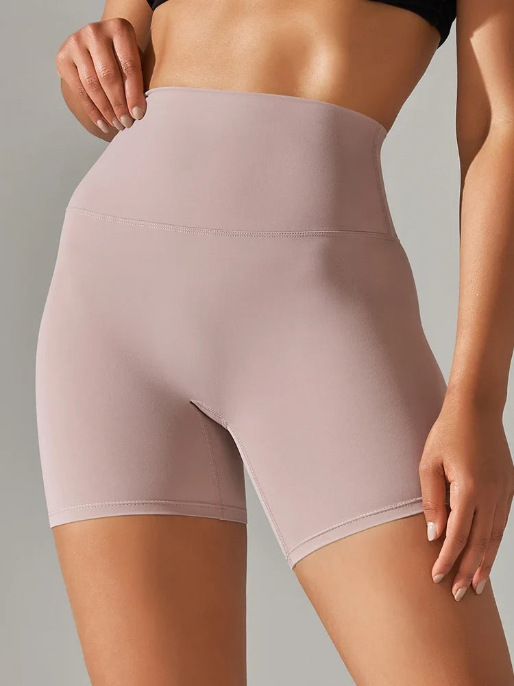 Flexiva - High-Waist Squat-Proof Gym Shorts 