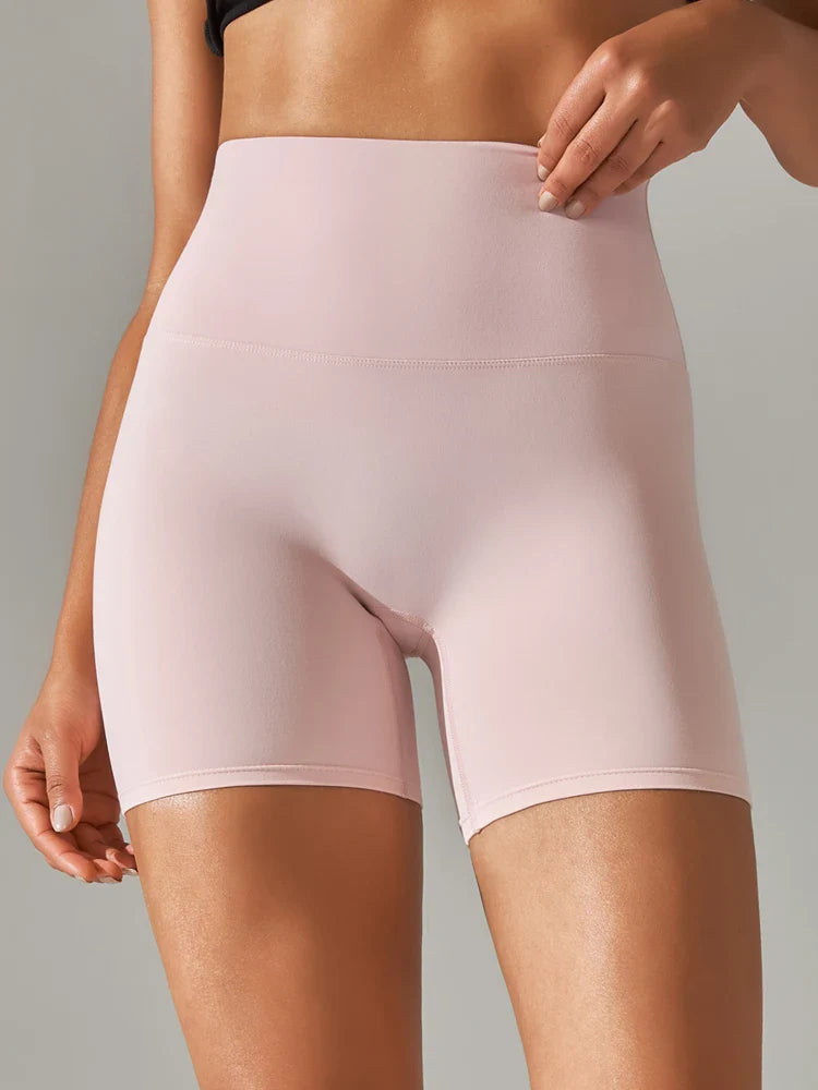 Flexiva - High-Waist Squat-Proof Gym Shorts 