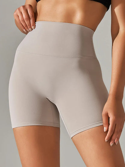 Flexiva - High-Waist Squat-Proof Gym Shorts 