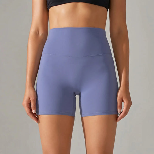 Flexiva - High-Waist Squat-Proof Gym Shorts 