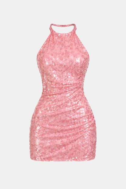 Flora - Sleeveless Sequin Mini Dress