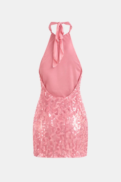 Flora - Sleeveless Sequin Mini Dress
