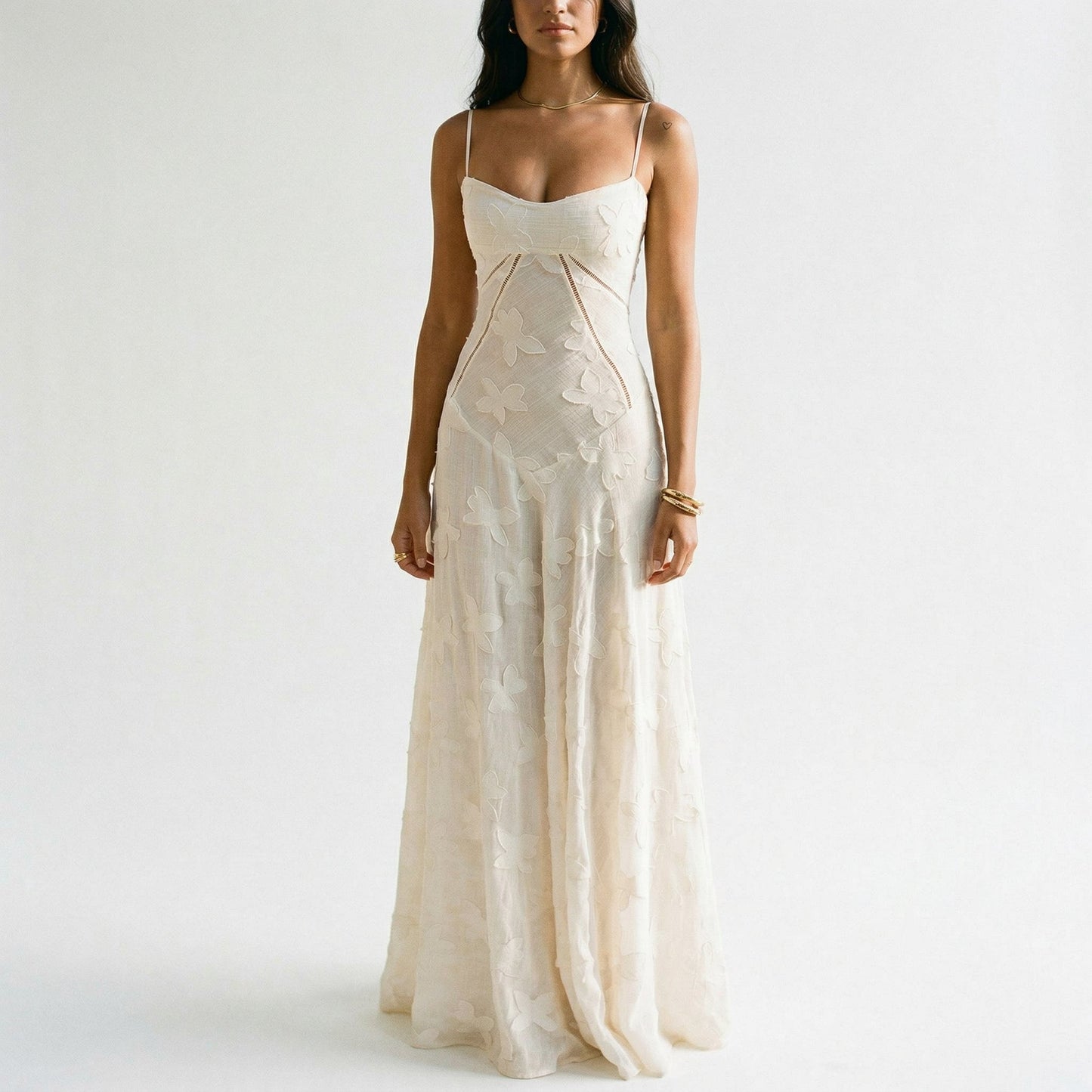 Floral Maxi Summer Dress for Wedding Guests
