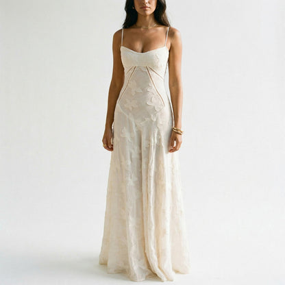 Floral Maxi Summer Dress for Wedding Guests