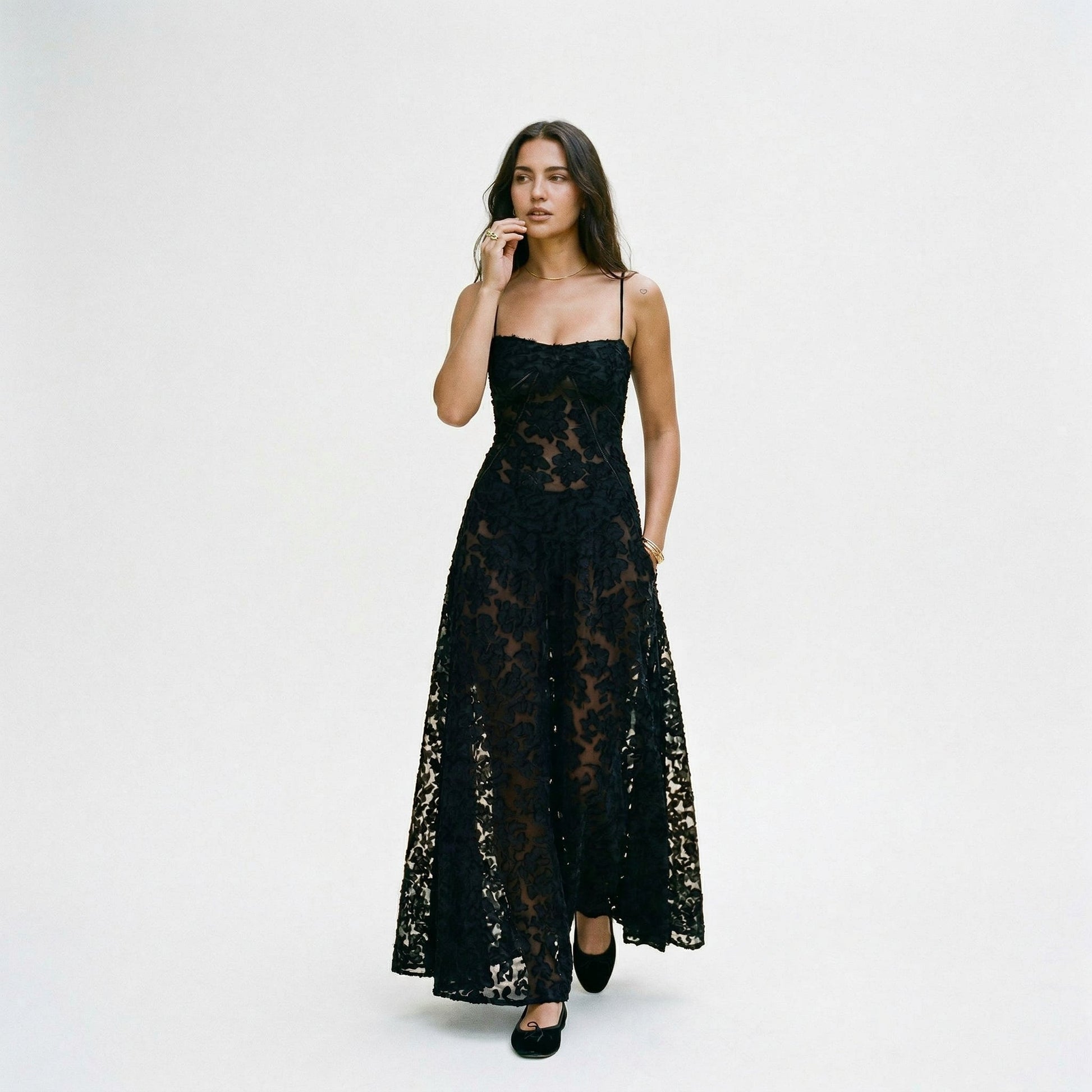 Floral Maxi Summer Dress for Wedding Guests