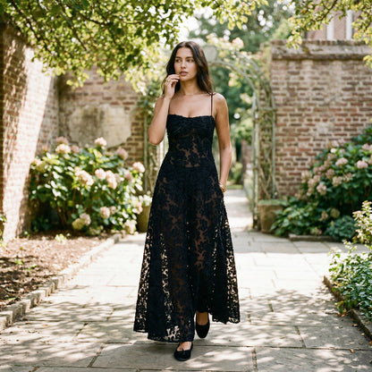 Floral Maxi Summer Dress for Wedding Guests