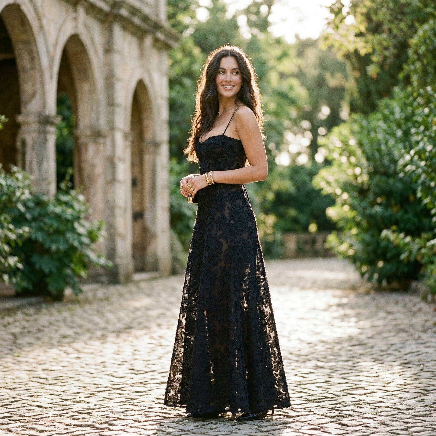 Floral Maxi Summer Dress for Wedding Guests