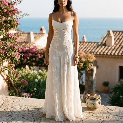 Floral Maxi Summer Dress for Wedding Guests