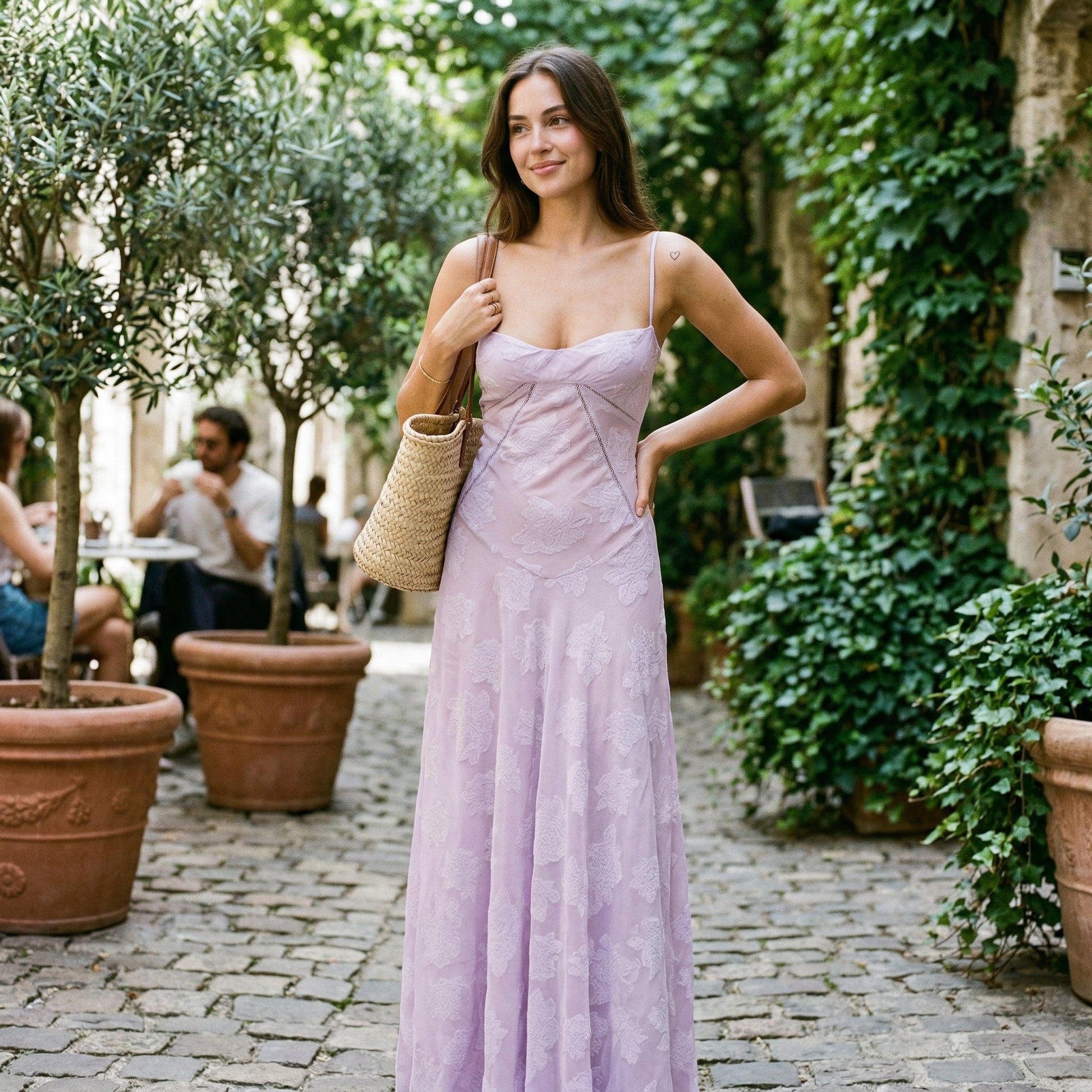 Floral Maxi Summer Dress for Wedding Guests