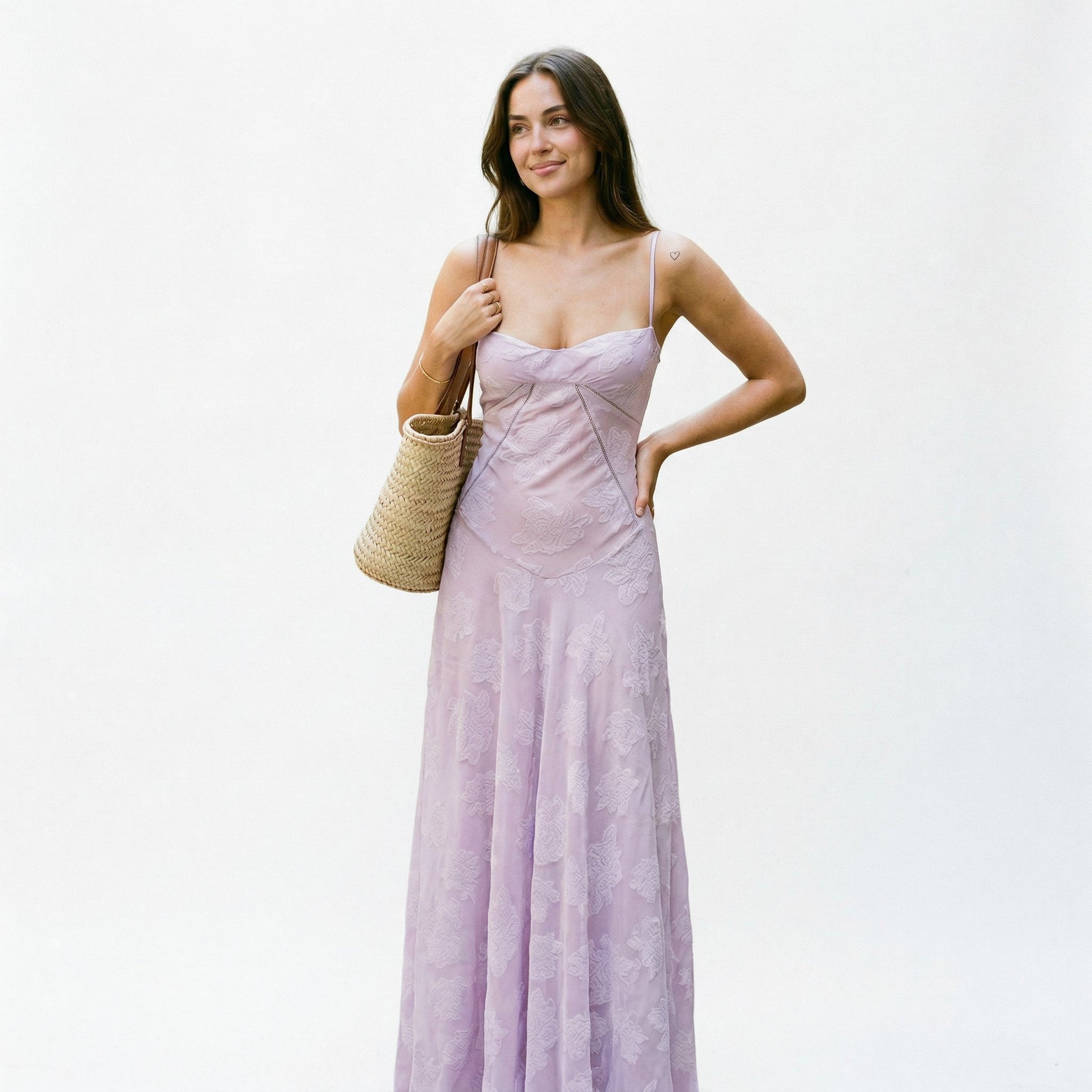 Floral Maxi Summer Dress for Wedding Guests