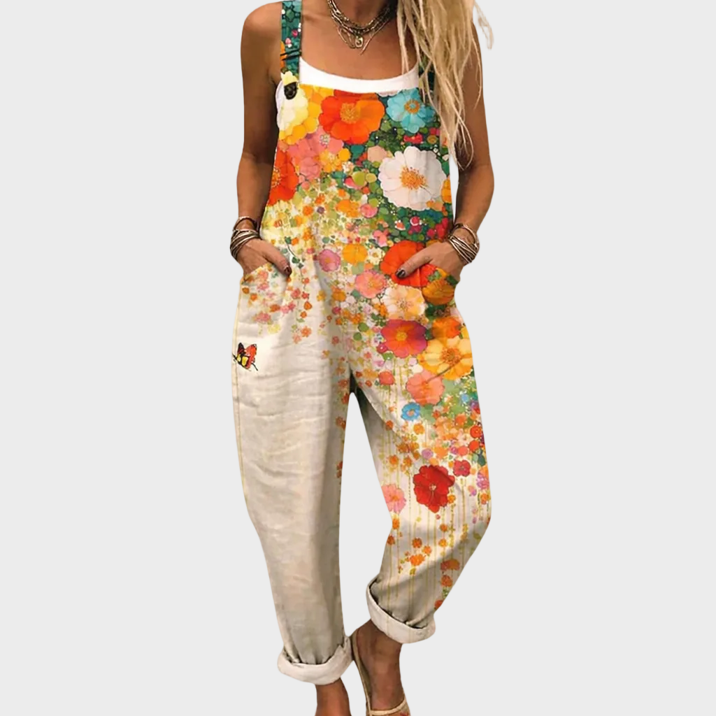 Paula – Mono Casual Con Estampado Floral