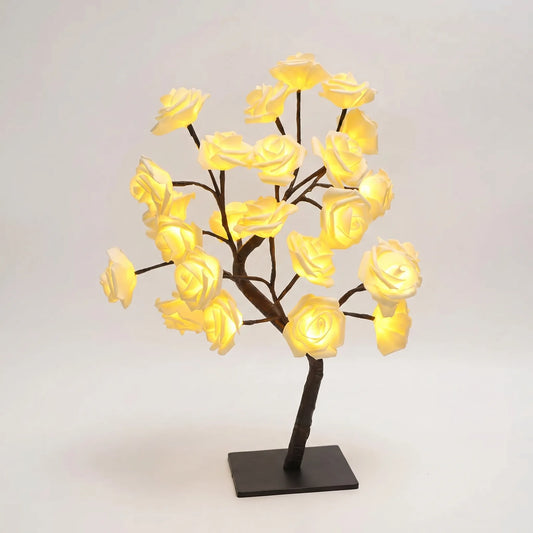 Floresca - Rose Blossom LED Tree Lamp- Ambient Room Lighting