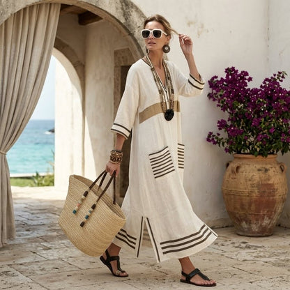 Dalia™ | Flowing Mediterranean Dress